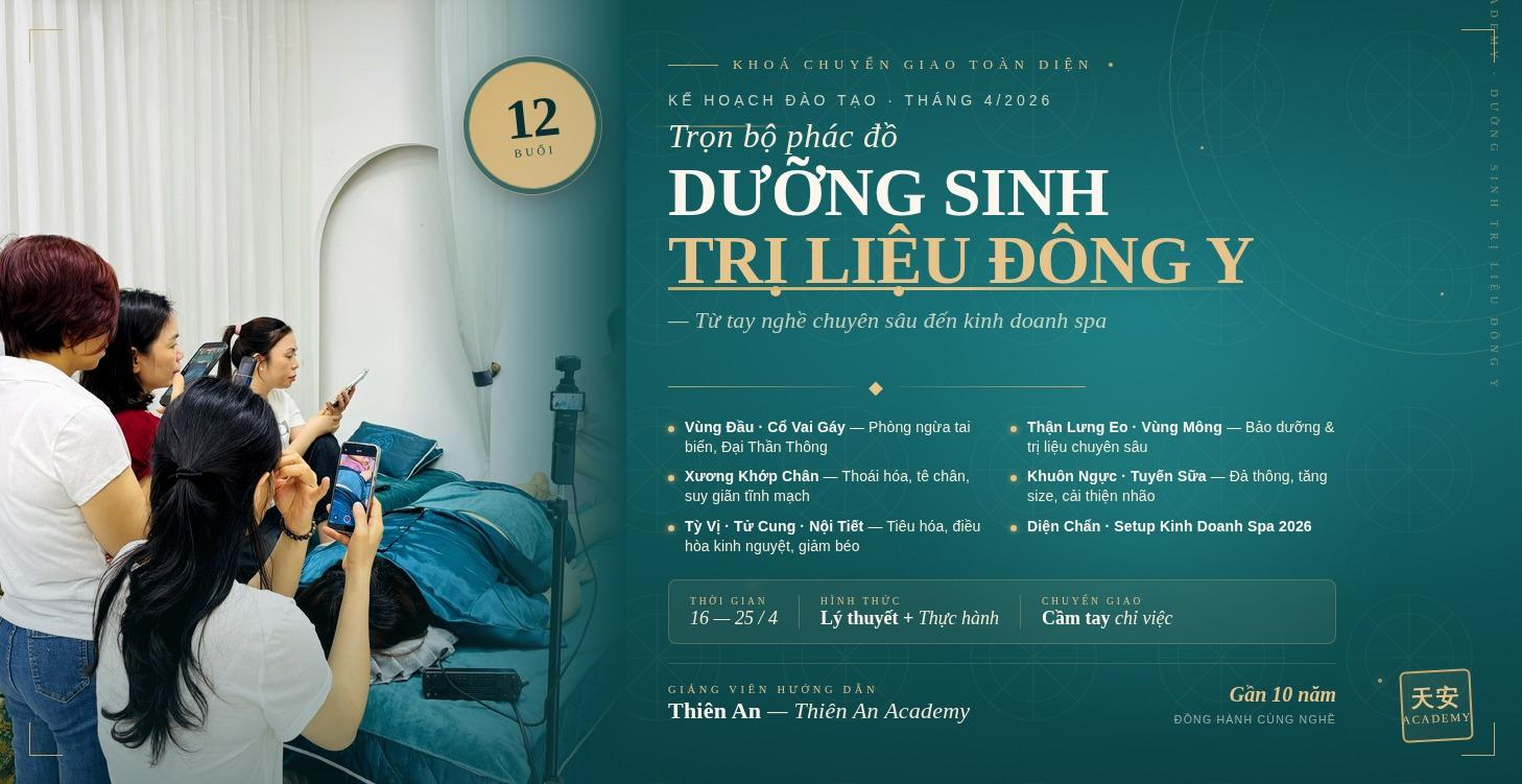 Ảnh bìa Khóa học Truyền nghề Dưỡng sinh Đông Y